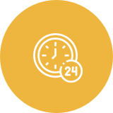 24時間のアイコン